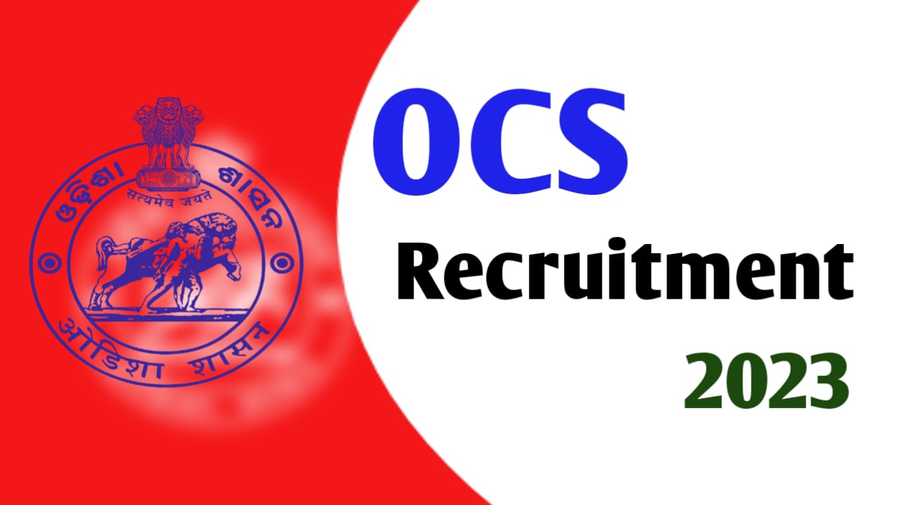 Odisha Study Point  OPSC OCS Recruitment...