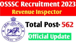 OSSSC RI Recruitment Notification 2023