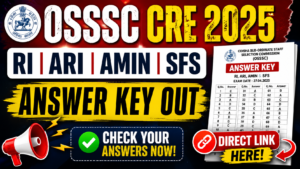 OSSSC Answer Key 2026 Released: Direct Link, How to Download, and Objection Details